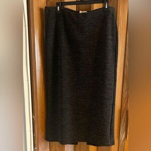 Mango Charcoal Sweater Pencil Skirt